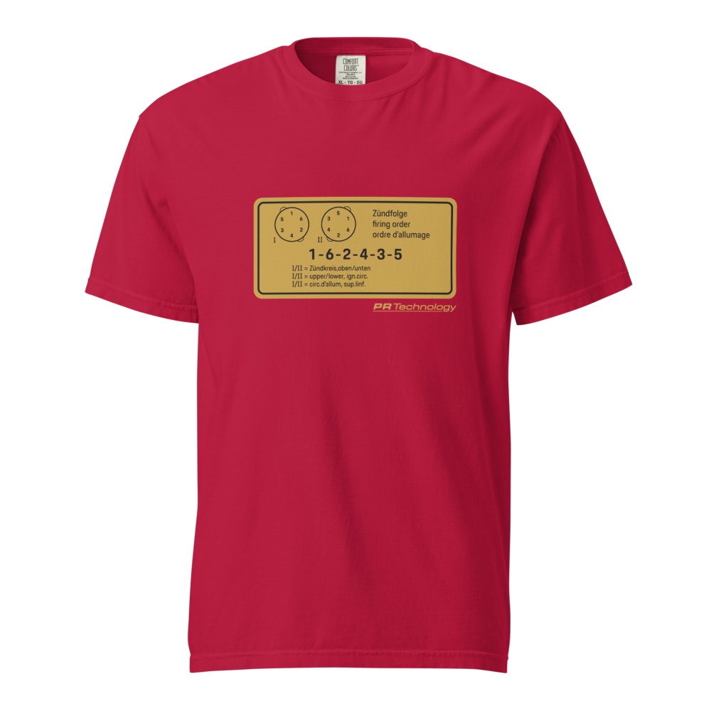 Firing order PR Tech heavyweight t shirt PRTechnology